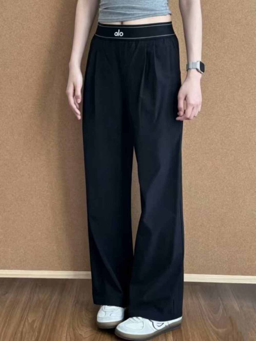 ALO Yoga Women's Suit Up Trouser Black 💞💞 ( Regular ) NWT